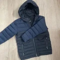 セオリー×uniqroダウンジャケット 120サイズ ブラック