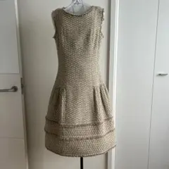 Rene ルネJR 高島屋 名古屋限定ツィードニット ドッキングワンピース未