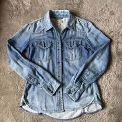 ヤヌーク　YANUK デニムシャツ シャツ XS
