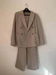 ダブルブレストジャケット×ワイドパンツ　セットアップ　お値下げ中！！