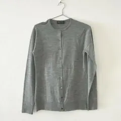 極美品 現行 ジョンスメドレー クルーネック カーディガン ネイビー S