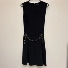 ZARA ブラック ノースリーブワンピース XS