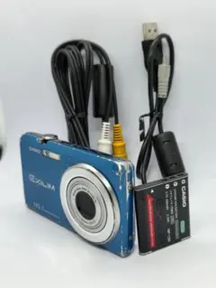 スマホ転送OK】カシオ CASIO EXILIM EX-ZS12 ブルー - メルカリ