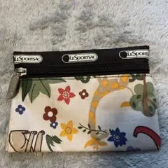 LESPORTSAC 花柄動物柄ポーチ