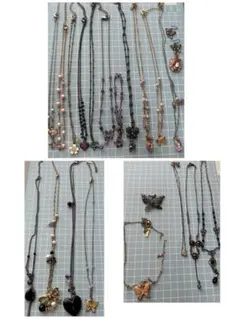 アナスイ蝶とハートデザイン ネックレスおまとめセット　おまけ付き