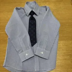 子供用ワイシャツ、ネクタイ付き