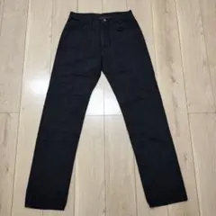 US古着 後染めブラックデニムパンツ ラスラー RUSTLER
