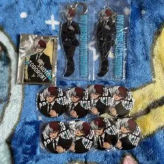 僕のヒーローアカデミア 轟焦凍 アクリルキーホルダー 缶バッジ