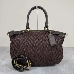 COACH Madison Gathered Satchel 18637