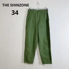 THE SHINZONE ベイカーパンツ テーパードパンツ カーキ XSサイズのサムネイル