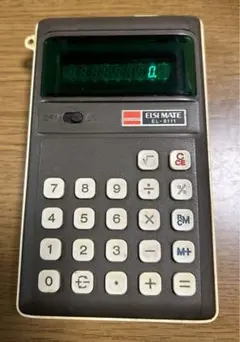 昭和レトロSHARP ELSI MATE エルシーメイトEL-8111 電卓のサムネイル