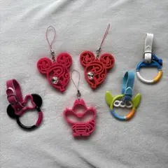 Disney キーホルダーセット　ストラップ