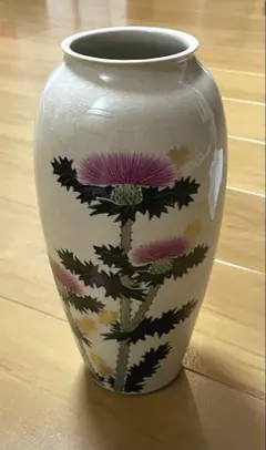 九谷焼花瓶 木箱入りのサムネイル