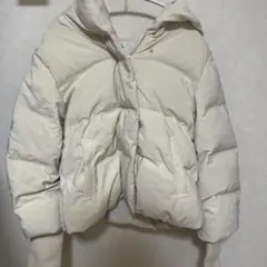 ホワイト ショートダウンジャケット