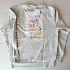 クリーミーマミ　スエット　アニメバックプリントトレーナー グレー Mサイズ