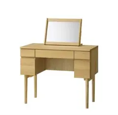 【美品】 unico SOLK(ソルク)　デスク・ミラー　セット販売