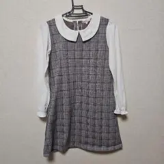 Love Cute チェック柄 ワンピース 150