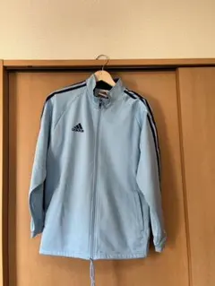 古着 adidas ライトブルー トラックジャケット