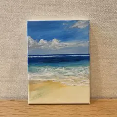 風景画 アクリル絵画 F3 - メルカリ