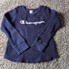 Champion 長袖カットソー 130 ネイビー
