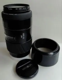 MINOLTA AF 75-300mm ズームレンズ フィルター付き