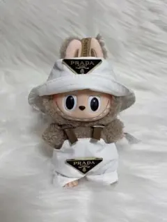 ラブブ服Whiteパンツ＆帽子(2点セット)