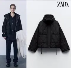 むむ様専用　ZARA ブラック 黒　キルティング　パフジャケット
