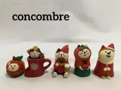 コンコンブル　クリスマス5点セット　グリューワイン猫　あじわいドーナツ猫　文鳥