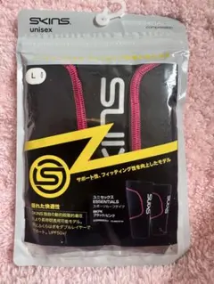 SKINS スポーツ　カーフタイツ　ブラック　ピンクのサムネイル