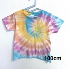 100cmタイダイキッズTシャツ