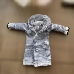 リカちゃん Blythe着せ替え服 コート グレー