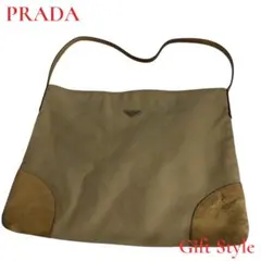 PRADA プラダ キャンバス ハンドバッグ イエロー レディース ブランド