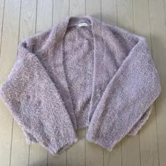 カーディガン ピンク