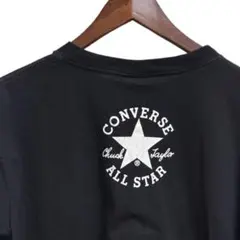 ヴィンテージ converse オールスターTシャツ プリント黒