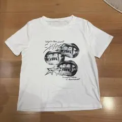 SAVAGE グラフィック 半袖 Tシャツ ホワイト