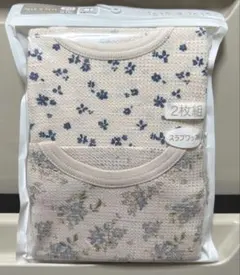 tete a tete テータテート 小花柄 ワッフル生地 半袖ロンパース 90