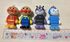 【アンパンマン・レゴブロック人形】4体セット