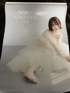 河北彩花(彩伽) 2024 ポスターカレンダー サイン入り 河北彩花 2024年カレンダー 発売記念イベント 直筆サイン入りチェキ