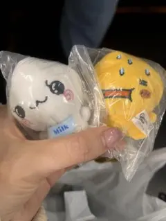 しずくちゃんぬいぐるみ　みるみるちゃんアセオくん。