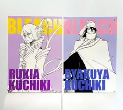 BLEACH 朽木ルキア 缶バッジ ポストカード アートカード 3点セット