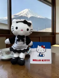 ハローキティ　マスコット　あしなが ver. メイド服