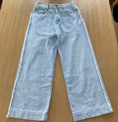 JEANASS ストレートデニムパンツ ライトブルー