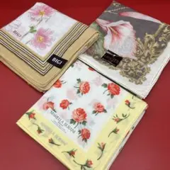 《新品未使用》ブランド色々❤️ハンカチ３枚セット