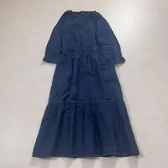 デニムワンピース ロングワンピース