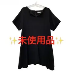 大特価‼️ ADORE アドーア ワンピース 36 ブラック　タグ付き　半袖のサムネイル