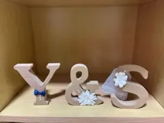 ウェディング ウ　イニシャルオブジェ Y&S