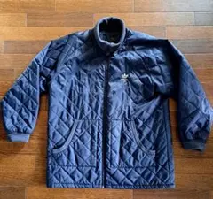 adidas キルティングジャケット ネイビー