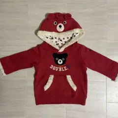 ダブルビー 裏起毛パーカー