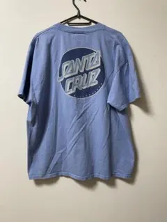 SANTA CRUZ サンタクルズ ロゴTシャツ XL ライトブルー 古着