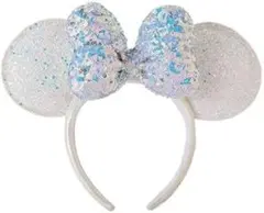 ミッキー耳カチューシャ シルバー・青